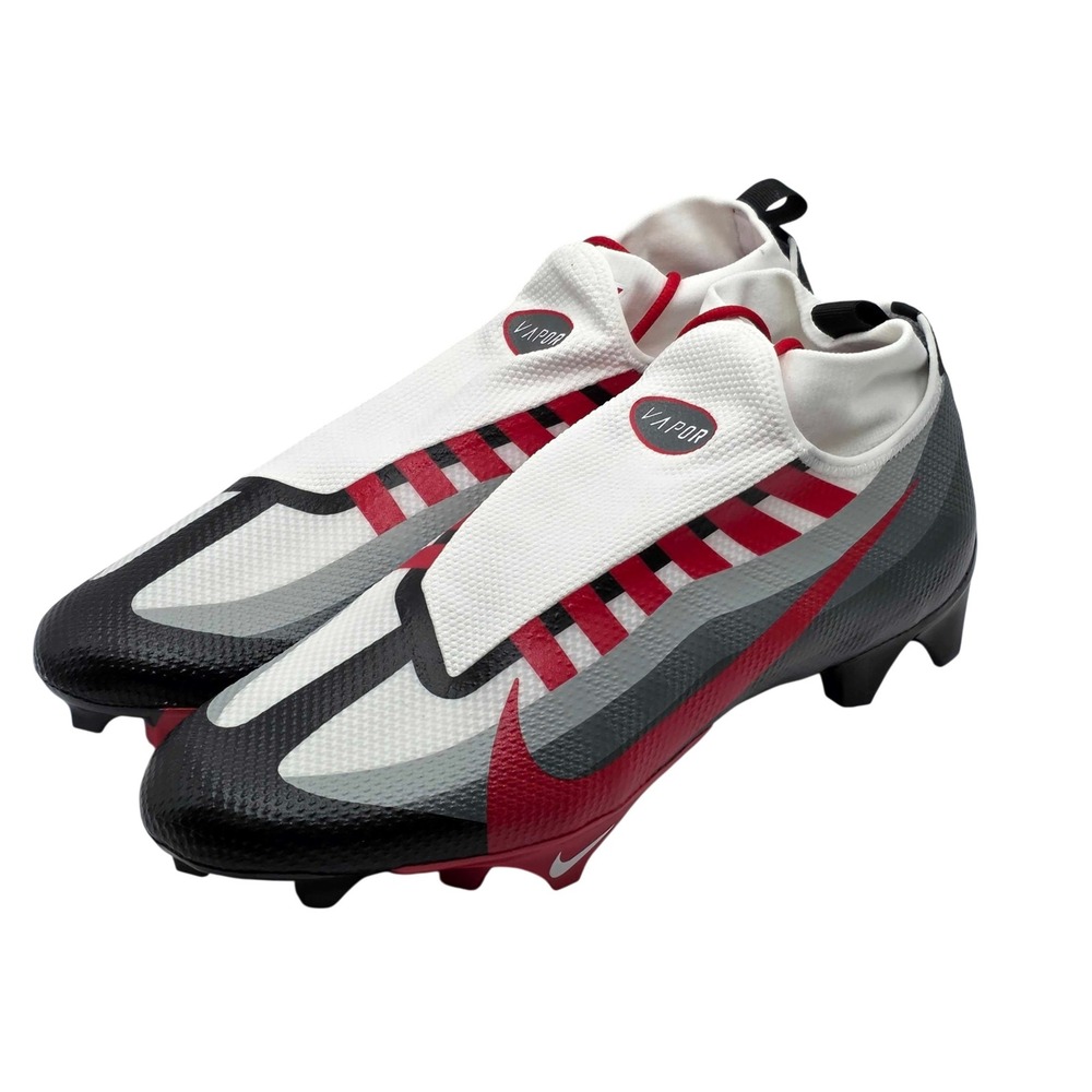 Nike Vapor Edge Pro 360 Mid Football Cleats Men Size 14 Red Black DV0778-002 NEW